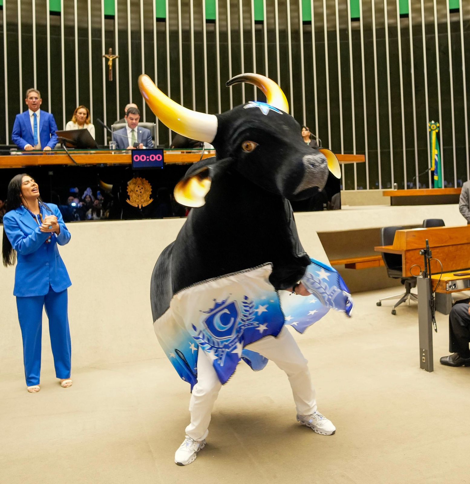 Boi Caprichoso reforça importância cultural e econômica do Festival de Parintins em Brasília