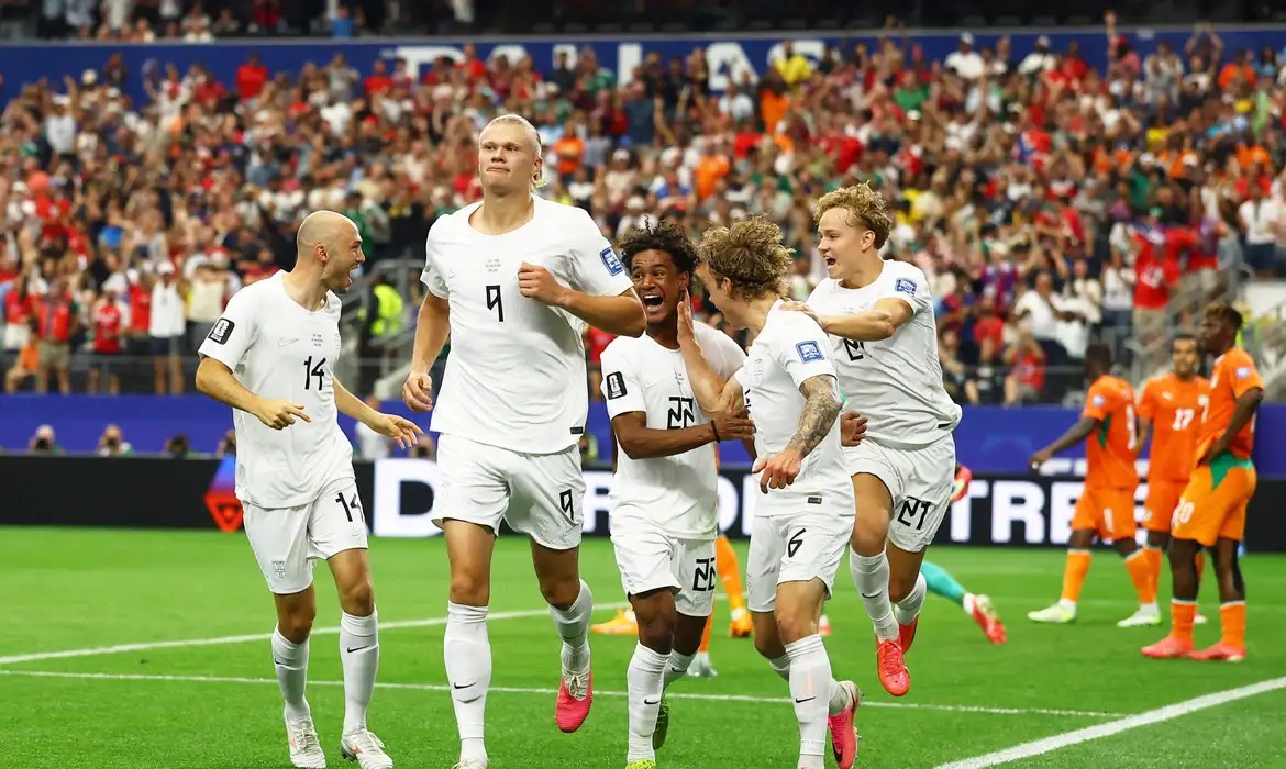 Brasil encara Haaland nas oitavas da Copa