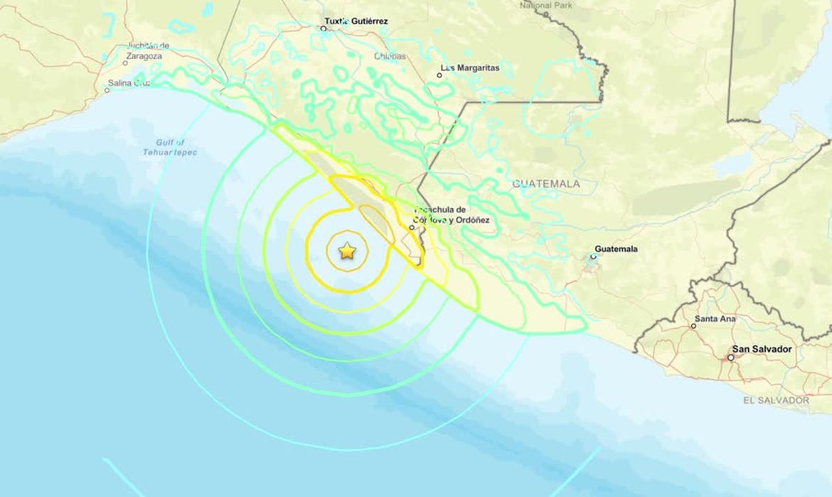 USGS confirma forte terremoto no México