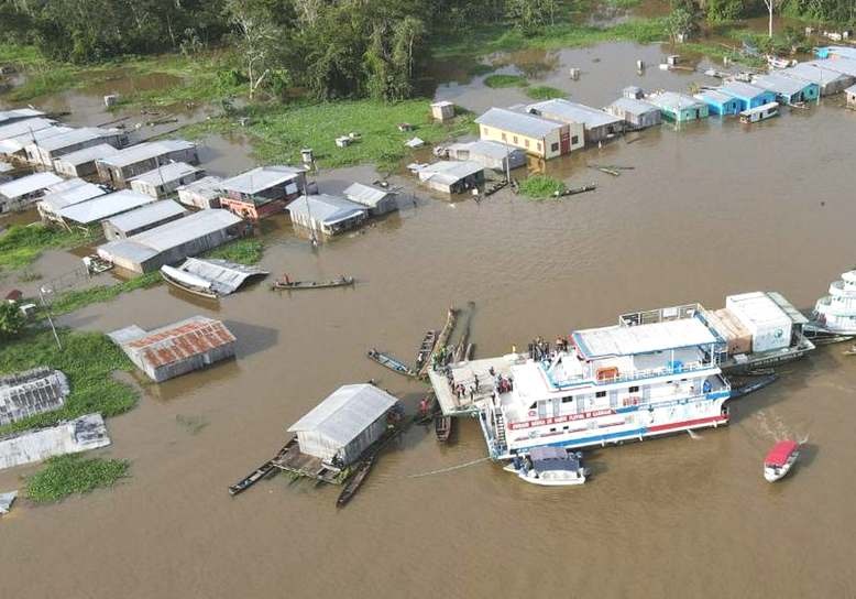 Cheia no Amazonas leva três municípios à emergência Palavra-chave: