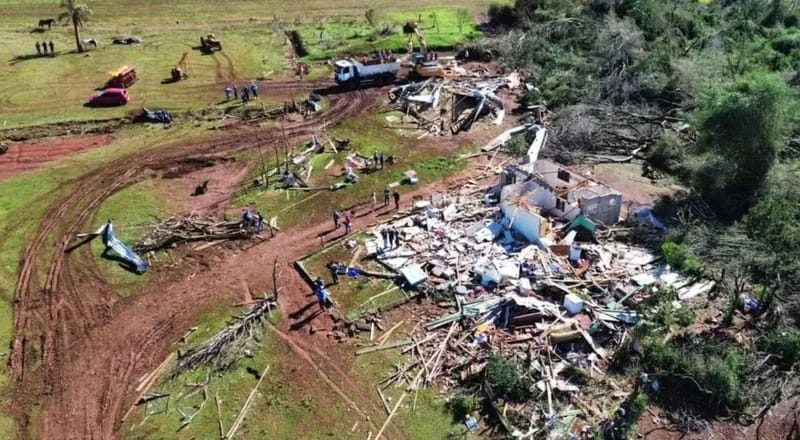 Brasil registra 81 tornados e pode superar recorde de 2025