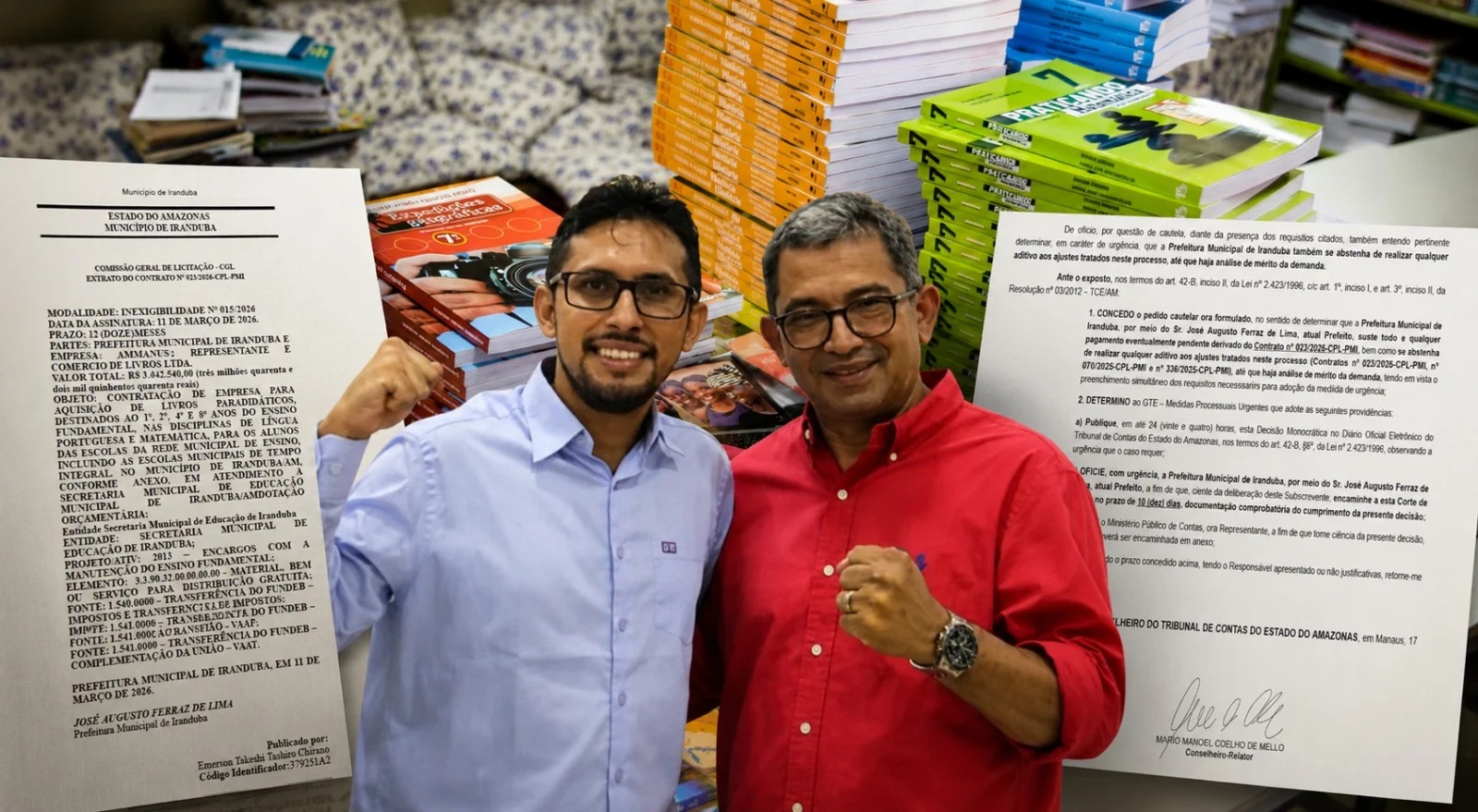 MPC-AM questiona contratos de livros em Iranduba