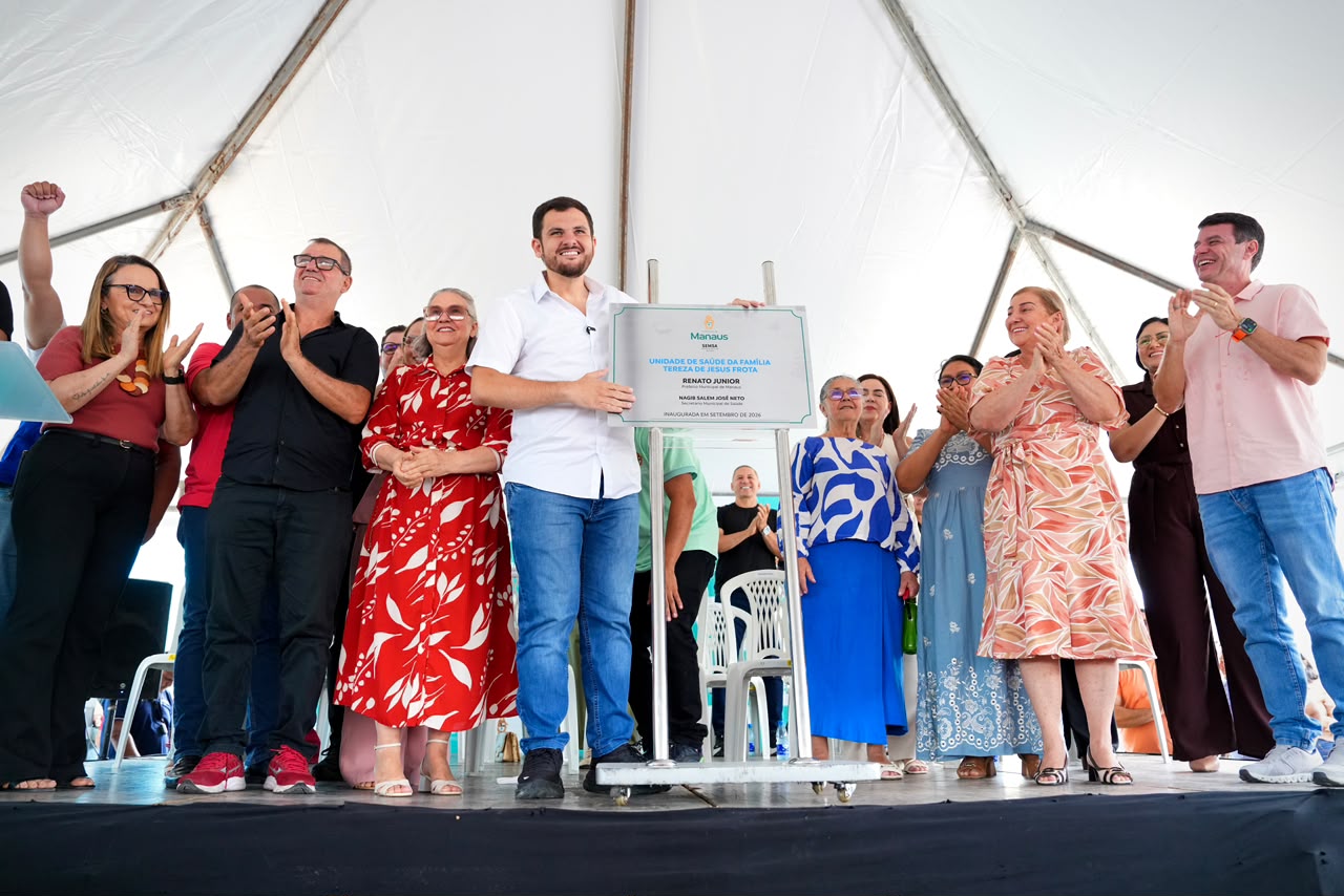 Renato Junior inaugura USF com mais de 40 ambientes em Manaus