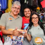 Shádia Fraxe cumpre agenda na zona Sul enquanto David vai ao interior